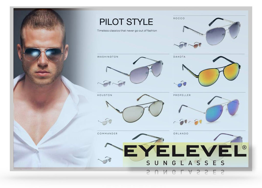 Pilot Style Sunglasses Retail