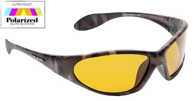 Camouflage Yellow Polarized Sports Glasses