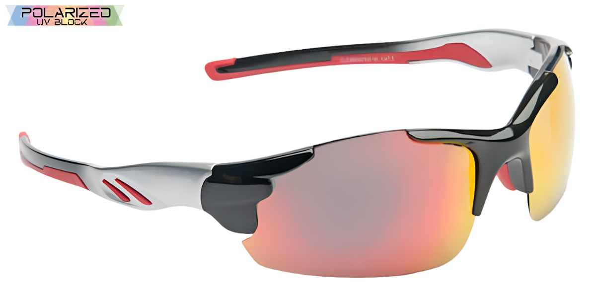Clearwater Red Polarized Sports Glasses