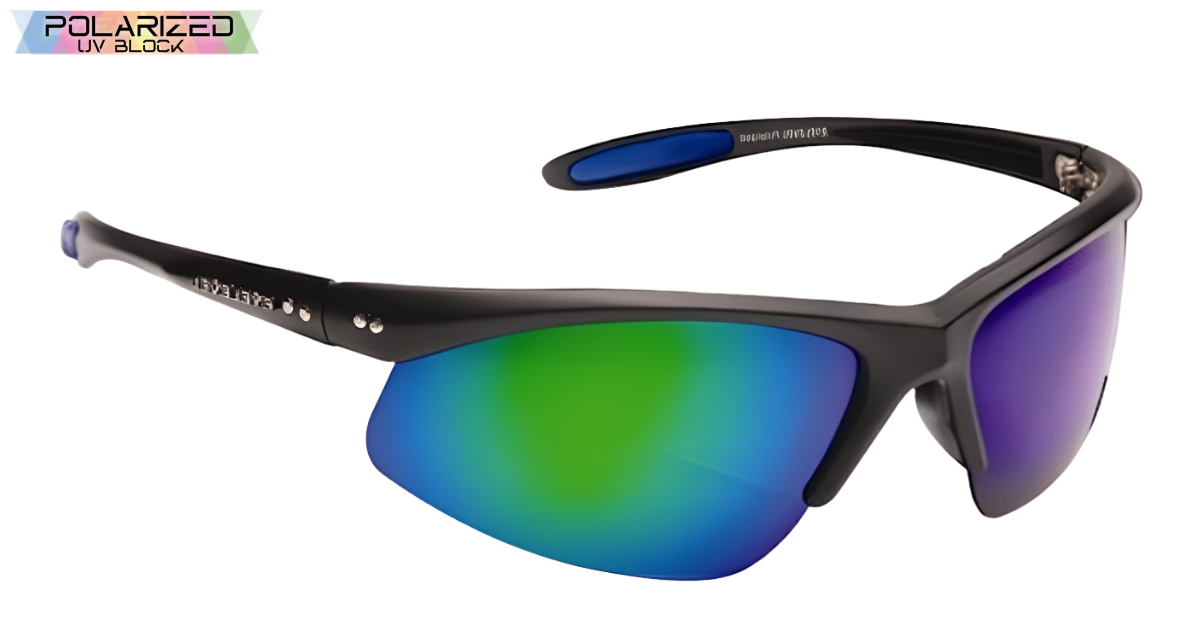 Crossfire Green Polarized Sports Glasses