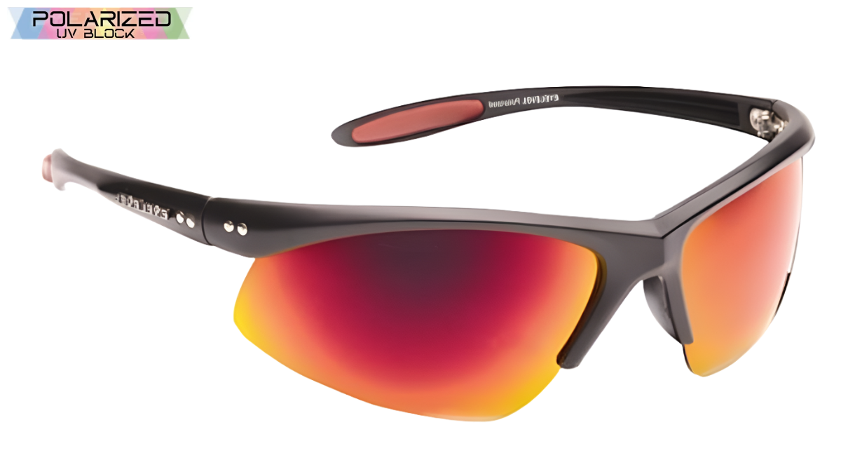 Crossfire Red Polarized Sports Glasses