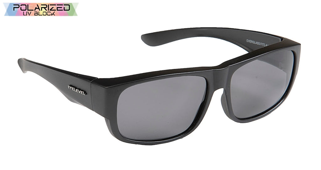 Fits All Overglasses Black With Grey Lens Polarized Overglasses