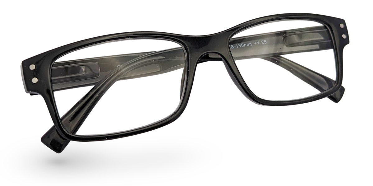 EyeLevel Samuel Black Reading Glasses. Look Better Eyelevel UK