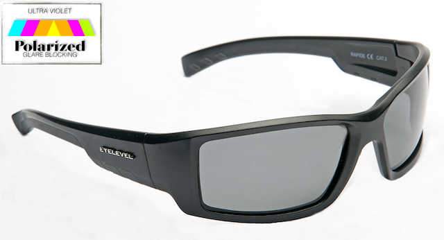 Rapide Black Polarized Sports Glasses