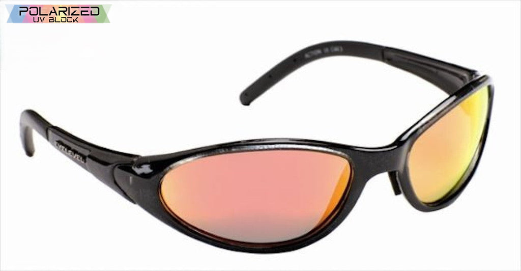 Action Red Polarized Sports Glasses