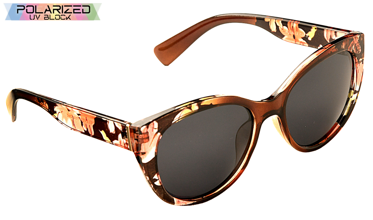 Aqua Grey Lens Polarized Ladies Sunglasses