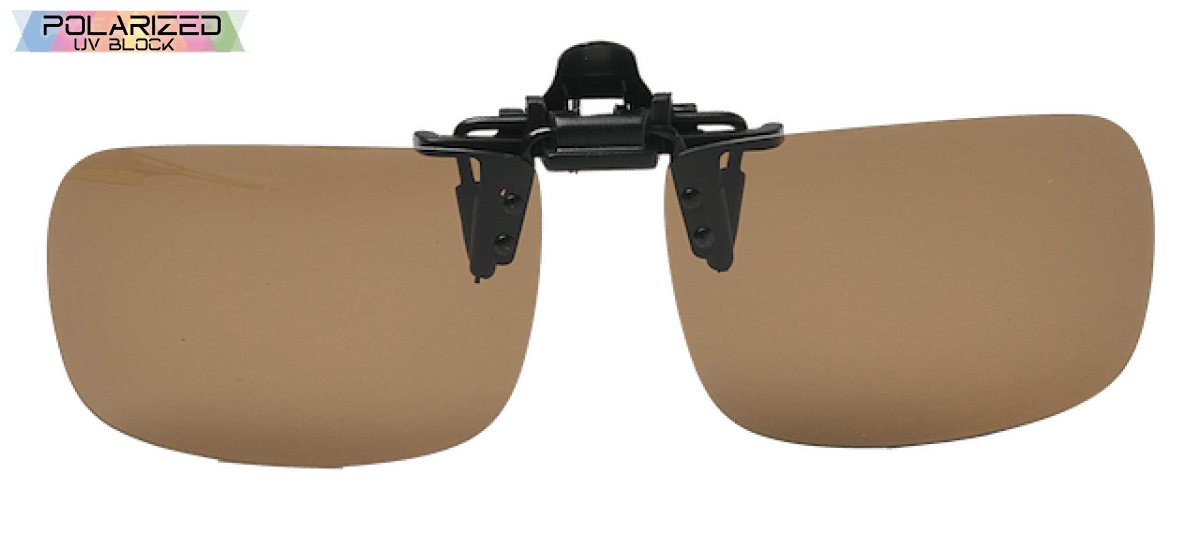 Clip-1 Brown Polarized Clip-Ons