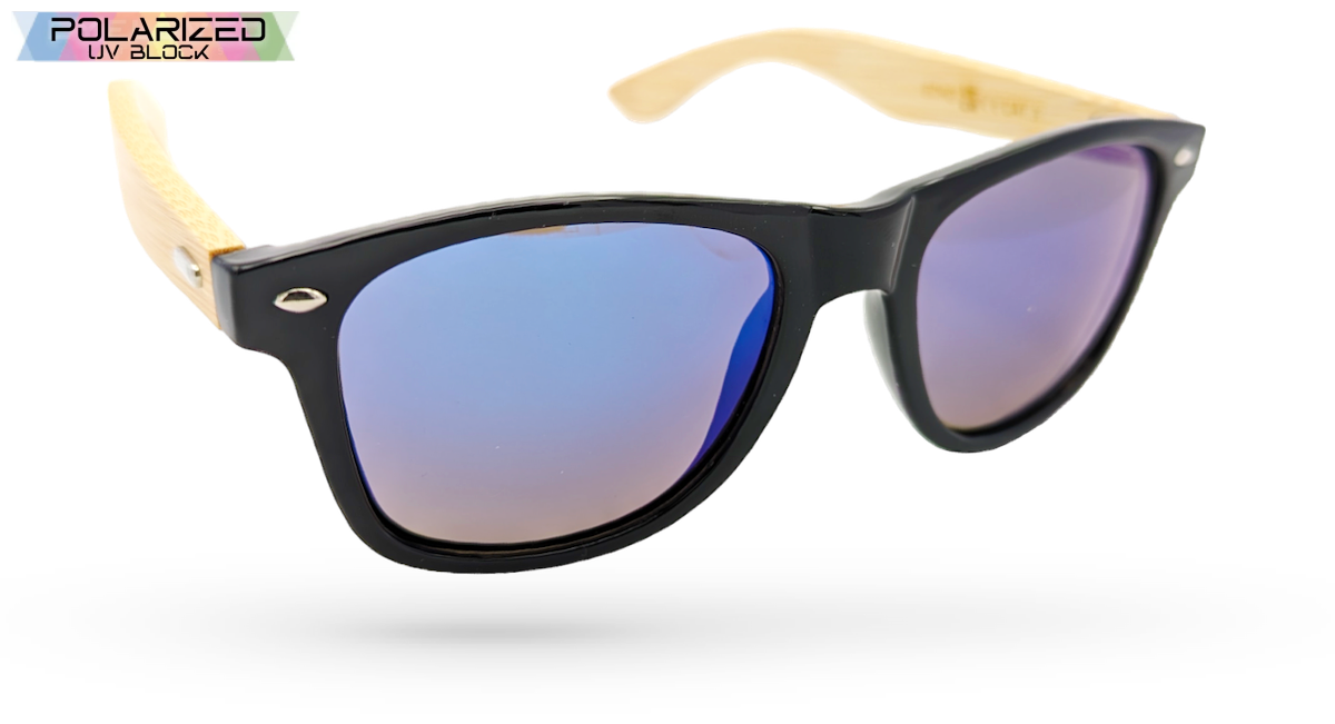 EyeLevel Echo Polarized Sunglasses Multi Lens and Bamboo Eyelevel UK