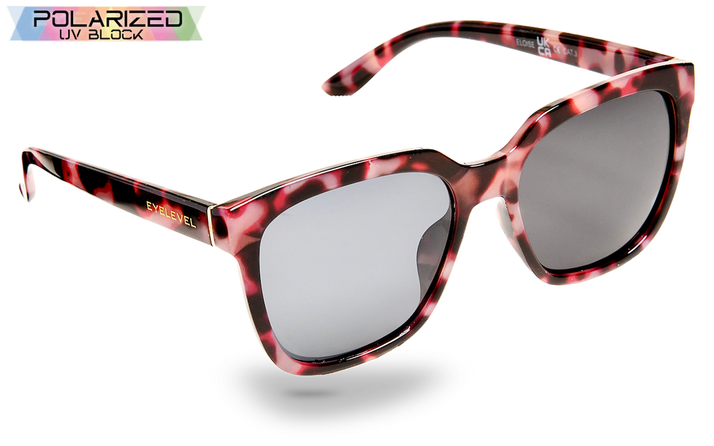 Eloise Pink Tortoiseshell Polarized Ladies Sunglasses