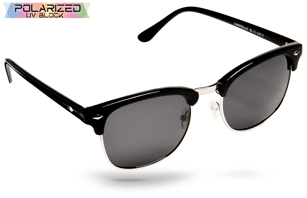 Gabrielle Black Polarized Ladies Sunglasses