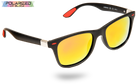 Lorenzo Black And Red Polarized Leisure