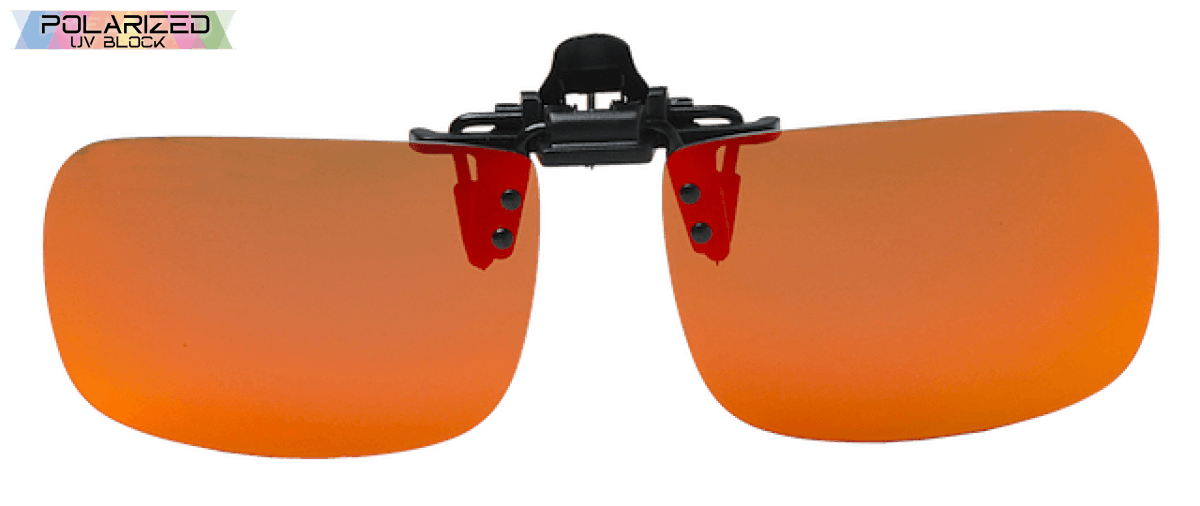 Mr-1 Red Polarized Clip-Ons