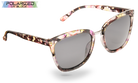 Paris Black Flower Polarized Ladies Sunglasses