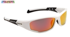 Quayside White Red Lens Polarized Sports Glasses