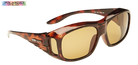 Regular Sized Over Glasses Brown Polarized Overglasses