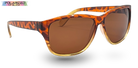 Sophia Tortoiseshell With Honey Tips Polarized Ladies Sunglasses