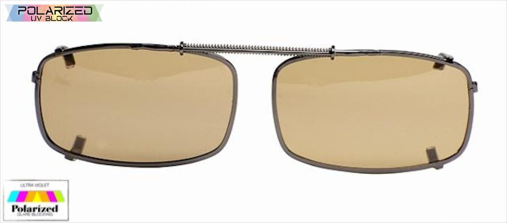 Sp-4 Brown Polarized Clip-Ons