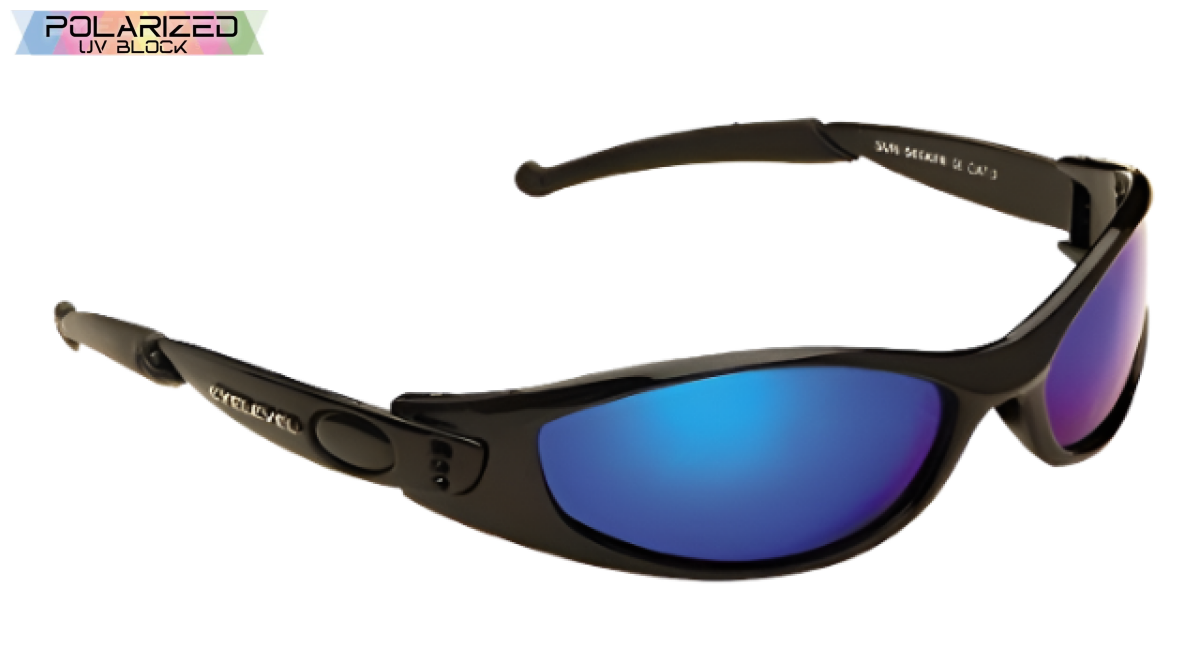 Sunseeker Blue Polarized Sports Glasses